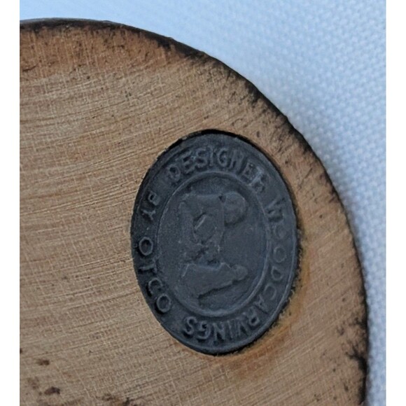 OTCO Designer Woodcarvings Hand Carved Man Playing Flute Figurine 4.5" - Picture 4 of 4